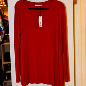 Michael Stars O/S Heart red BNWT
